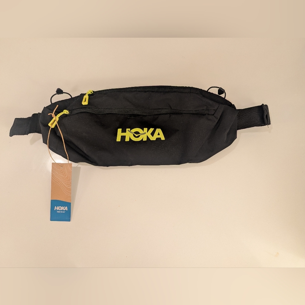 Hoka Black Waist Bag